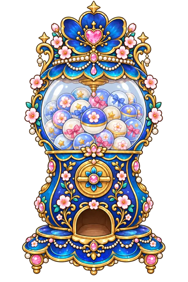 你熟悉的藍金梅花扭蛋機